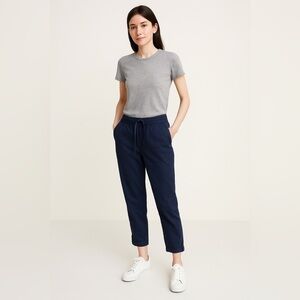 Talbots Drawstring Cuff Pull on Pants Cotton‎ blend
Elastic waist Blue Size SP